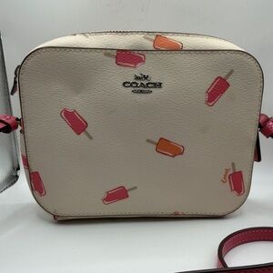 Coach Popsicle Pattern Mini Camera Crossbody Bag